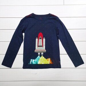 NWT Joules Sequined Rocket Tee Shirt Size 8